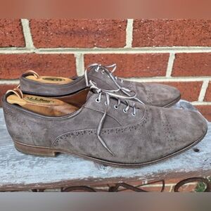 Kenzo Suede Leather Oxford Shoes 48
